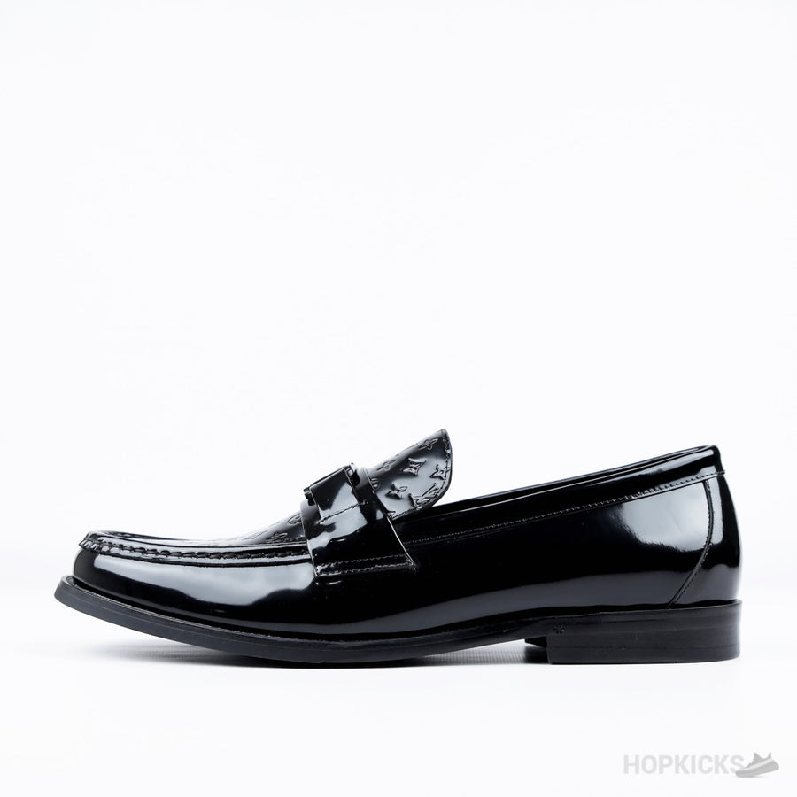 LV Major Loafer Embossed Monogram Pattern Black (Top Tier)
