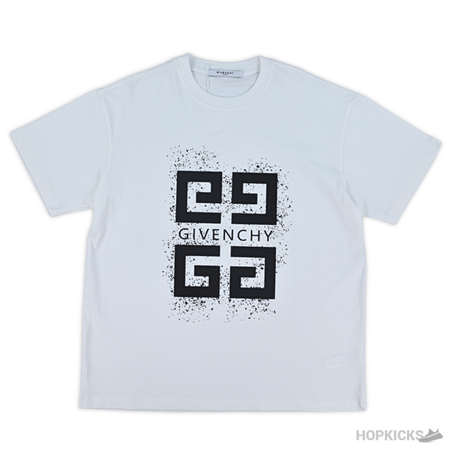 Givenchy Printed Logo White T-Shirt (Imported Premium Finish)