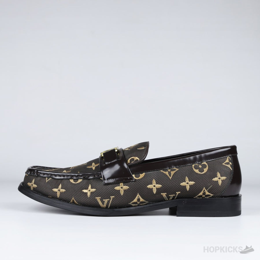 LV Major Loafer Embroidered Monogram Brown (Top Tier)