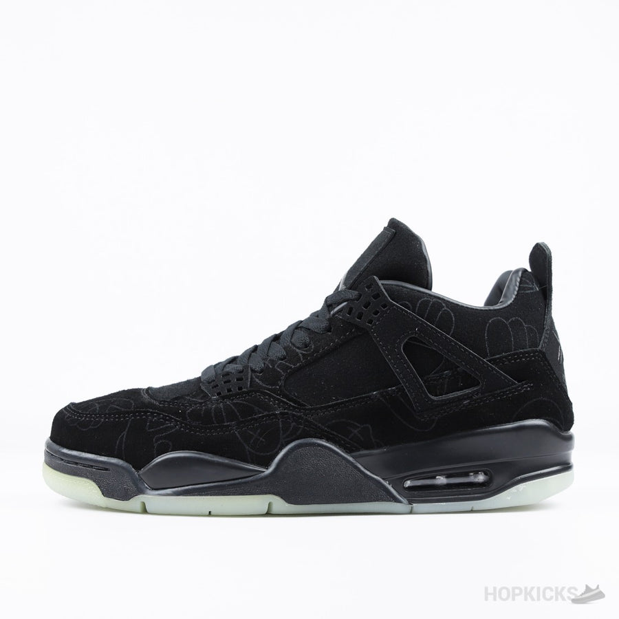 Jordan 4 x Kawas Black
