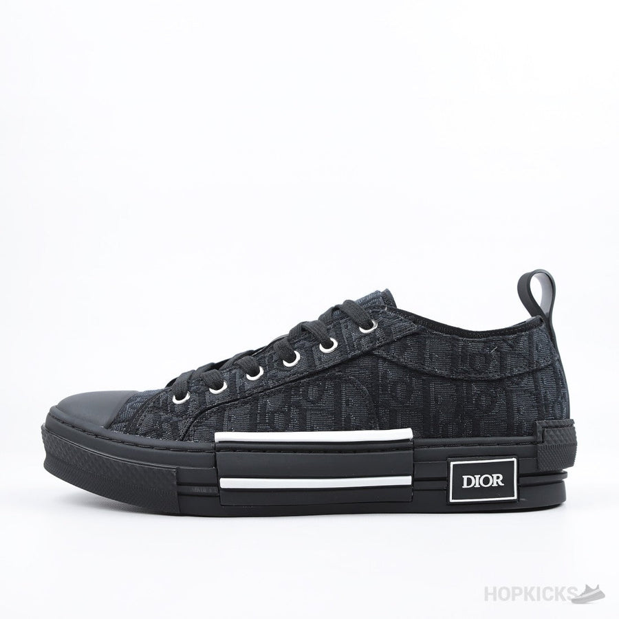 D.I.O.R Oblique Jacquard B23 Black Low-Top Sneaker