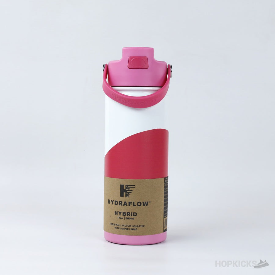 17-oz Color Block Hybrid Flipstraw Bottle Pink Rose