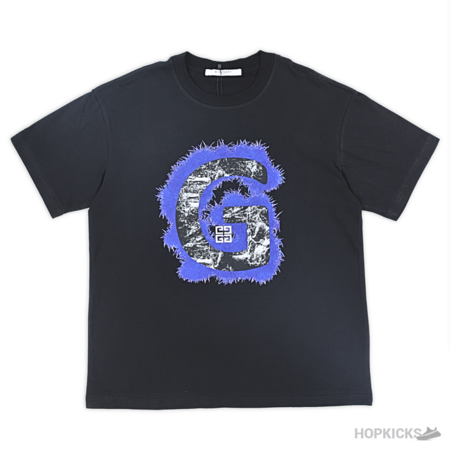 Givenchy Logo Printed Black T-Shirt (Imported Premium Finish)