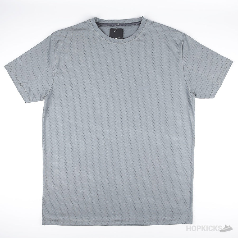 NK Light Grey Dry-Fit Sports Shirt
