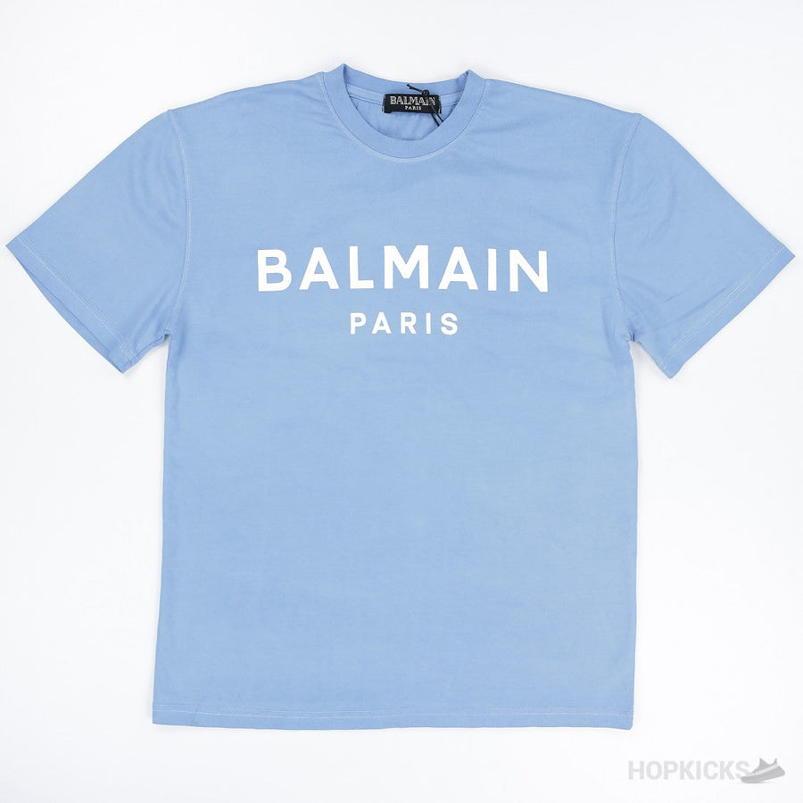Balmain Paris Blue T-shirt