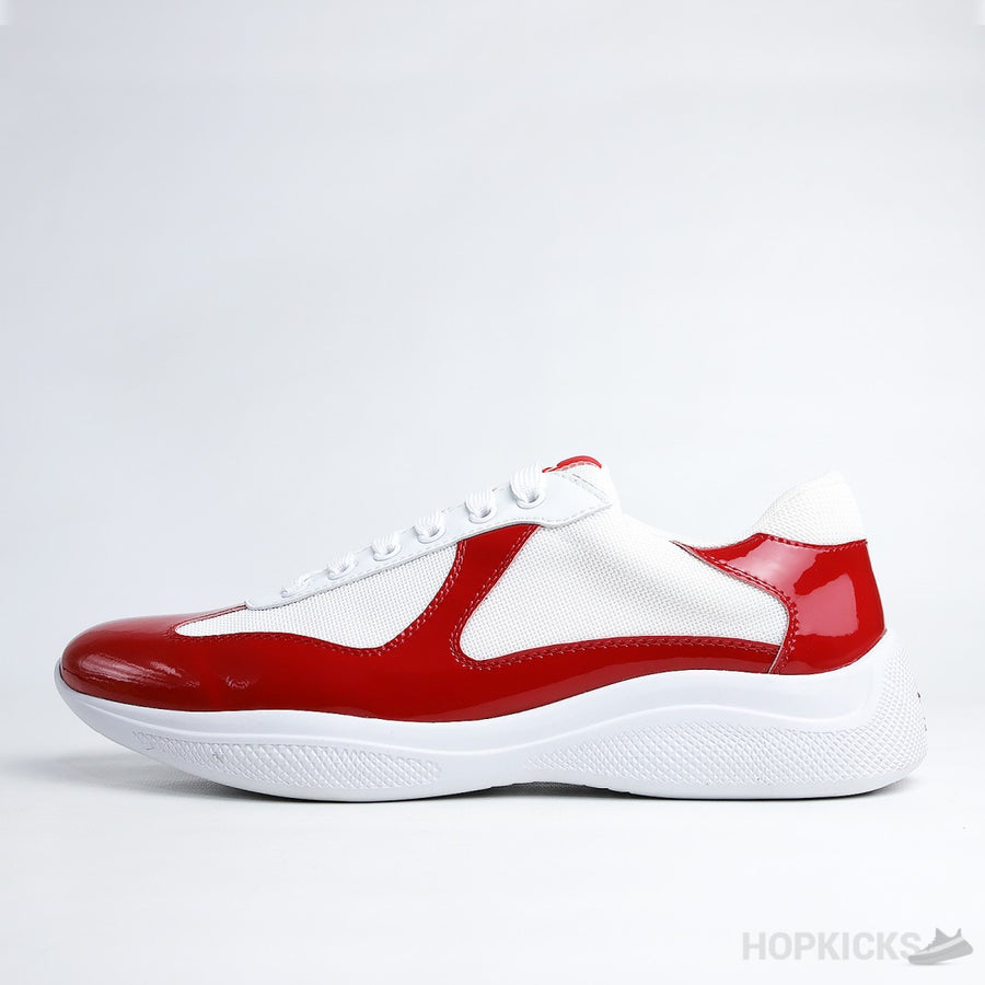 PRD America's Cup Ruby Red White Sneakers (Dot Perfect)