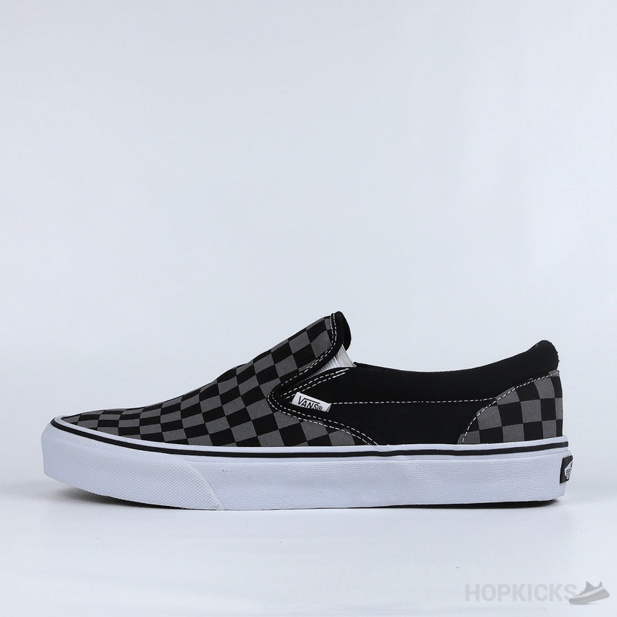 Vans Black Grey Slip-On