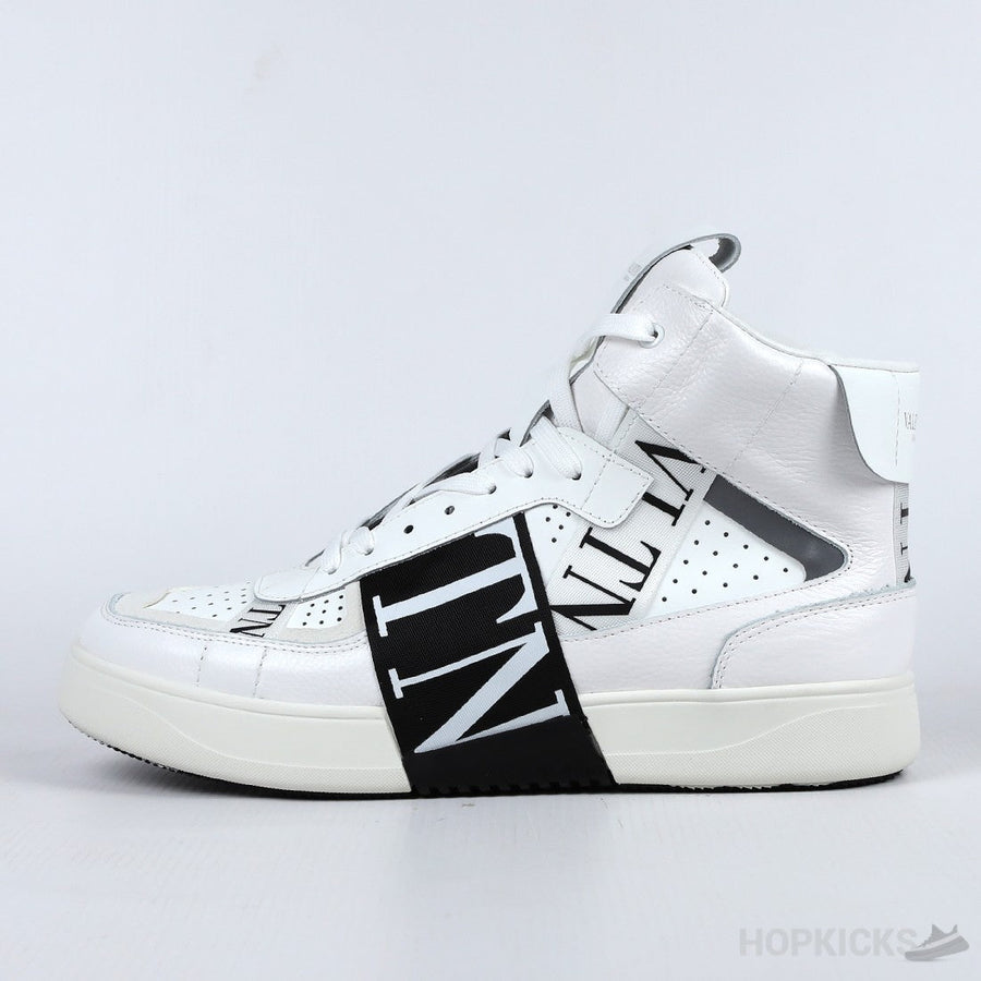 Valentino Garavani VL7N Mid-Top Leather Sneakers