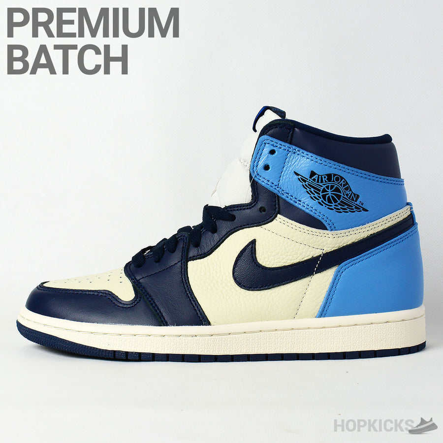 Jordan 1 Retro High Obsidian UNC