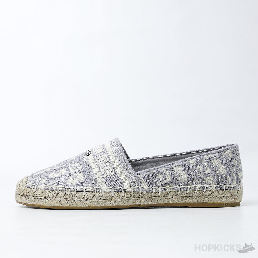 CD Oblique Granville Espadrille Light Blue (Premium Plus)