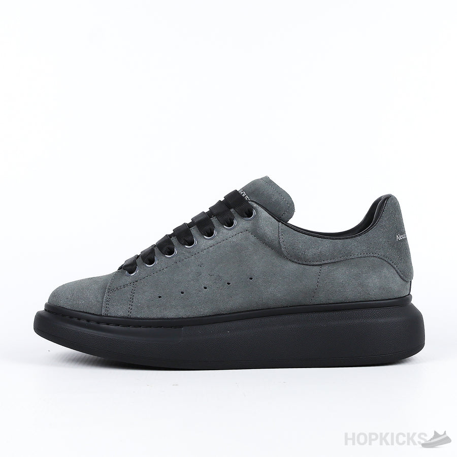 AMQ Oversized Dark Grey Black Suede (Premium Batch)