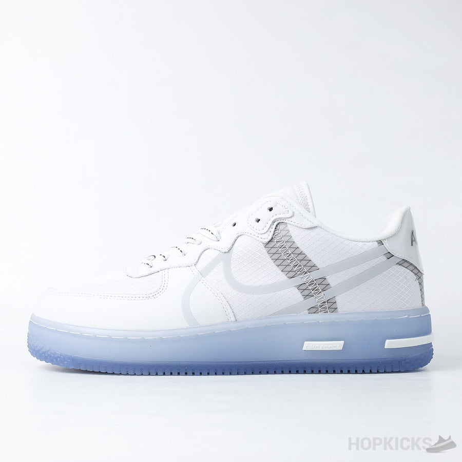 NK Air Force 1 React "White Ice" (Dot Perfect)