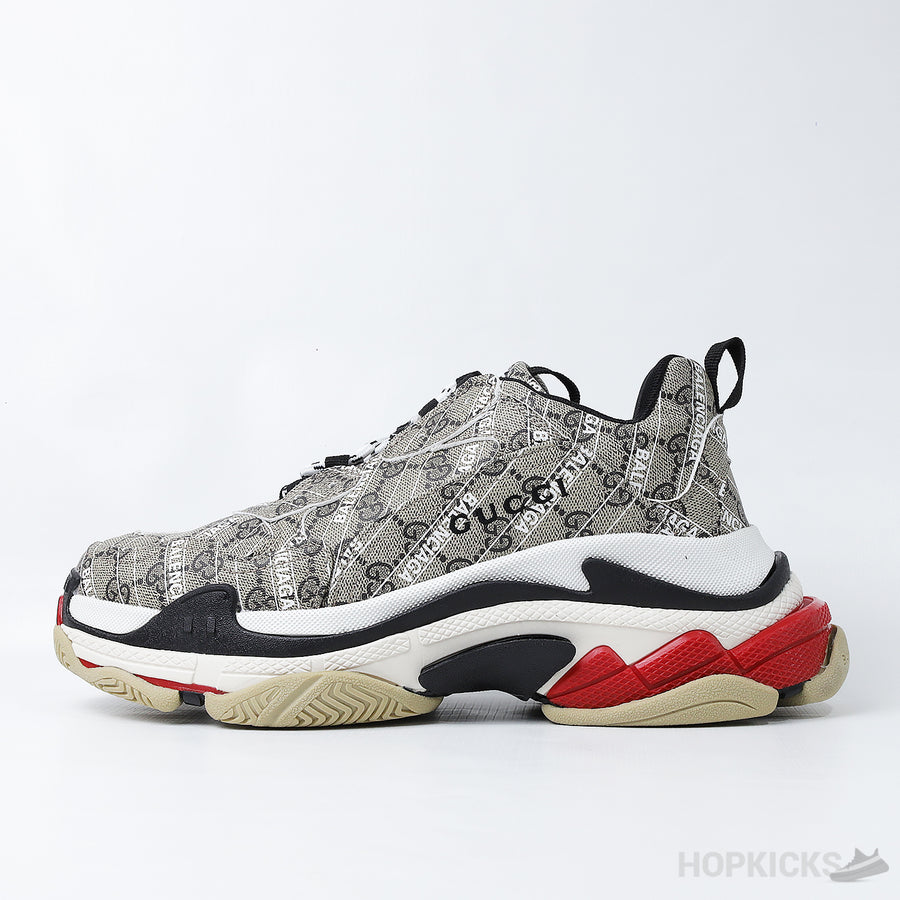 GCC x Bale*ciaga The Hacker Project Triple S Beige (Premium Plus Batch)