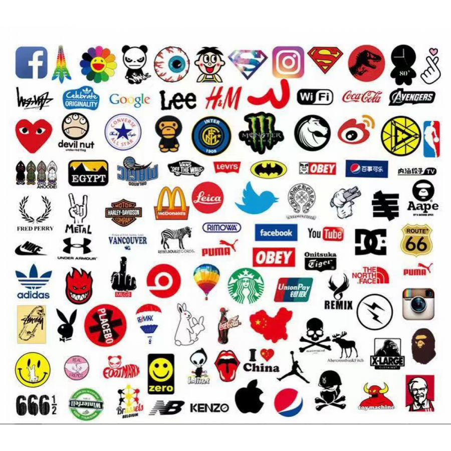 Mini Brands Logo Stickers 95 Plus Pcs