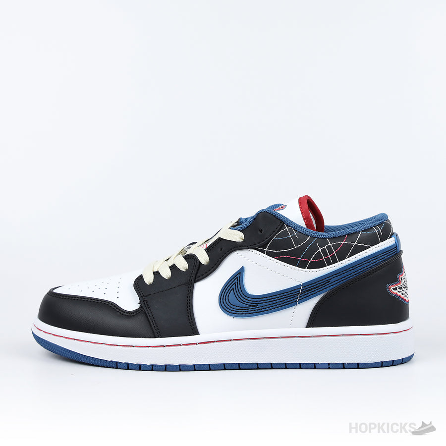 Jordan 1 Low SE Industrial Blue Sashiko