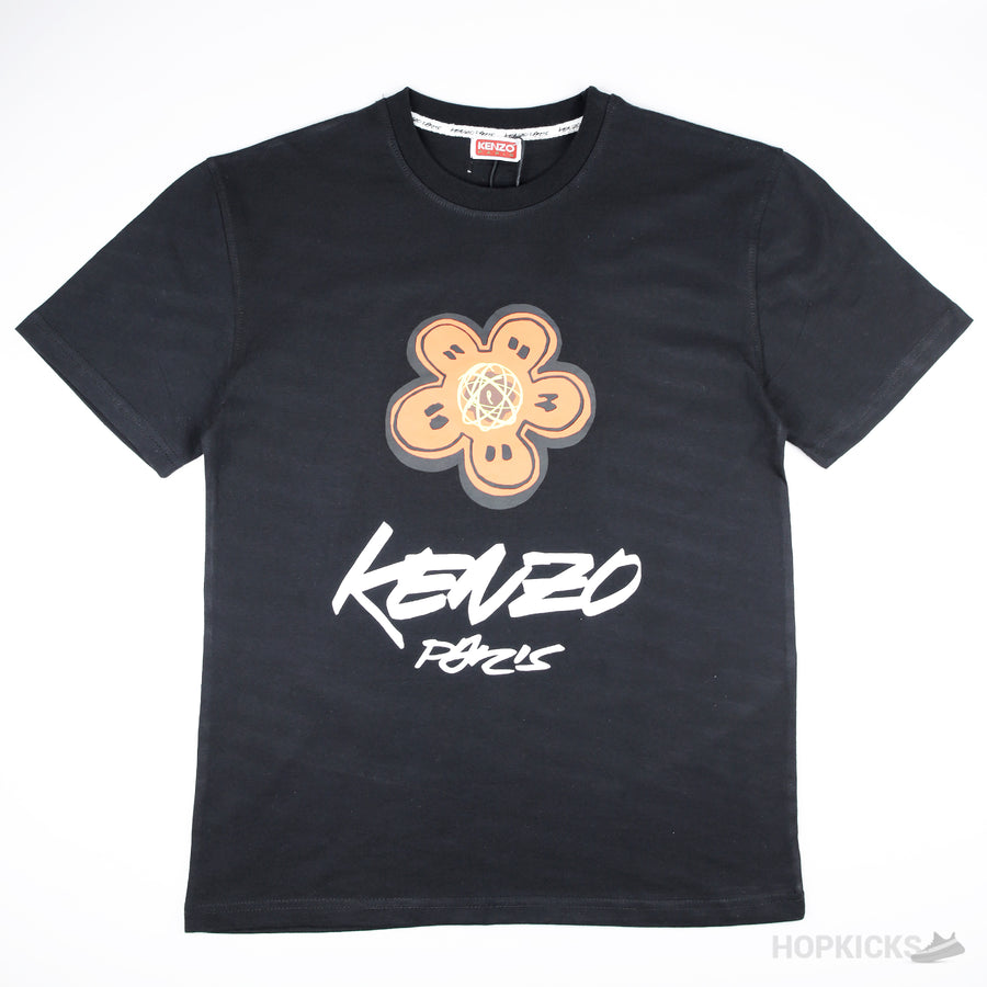Kenzo Boke-flower Paris Black T-shirt