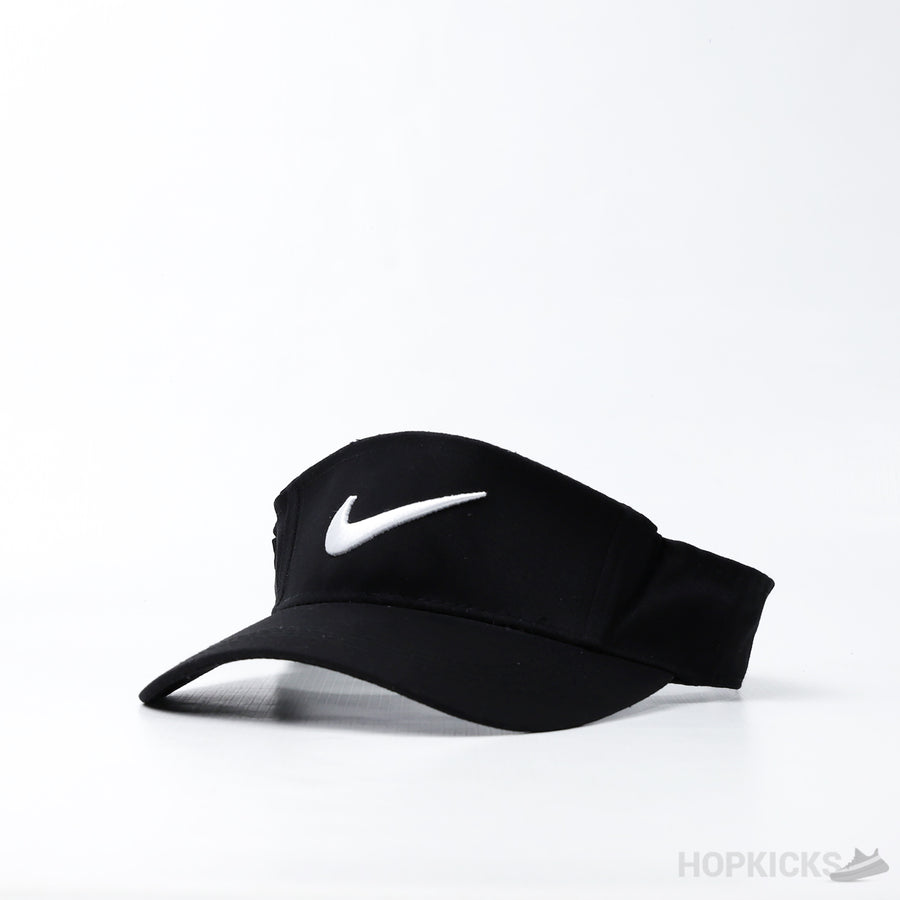 NK Swoosh Black Sun Visor Cap