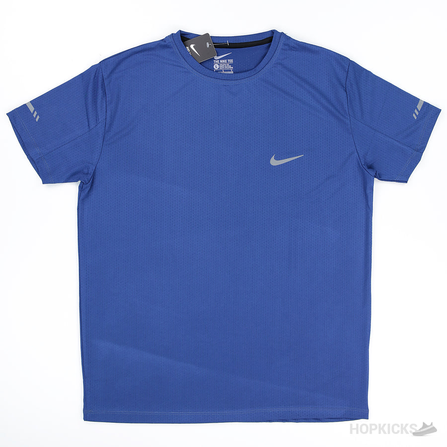 NK Dark Blue Dry-Fit Sports Shirt