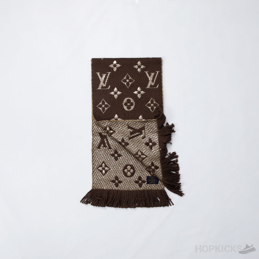 LV Monogram Logomania Shine Scarf