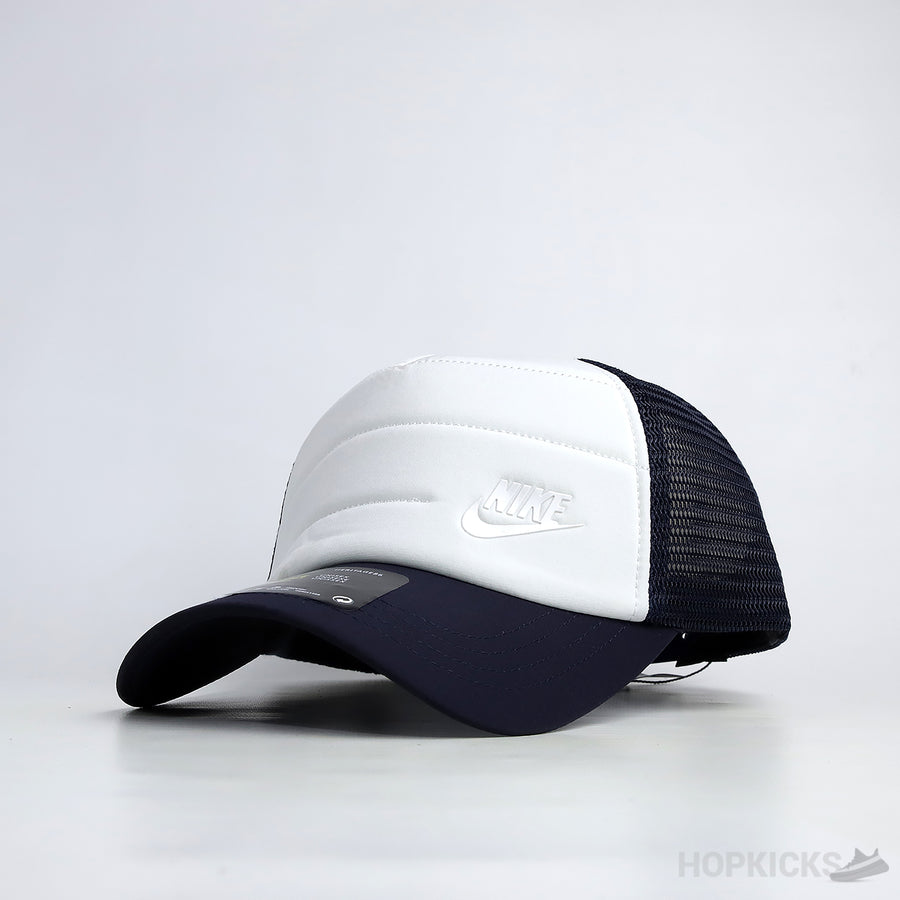 NK Net White Black Cap