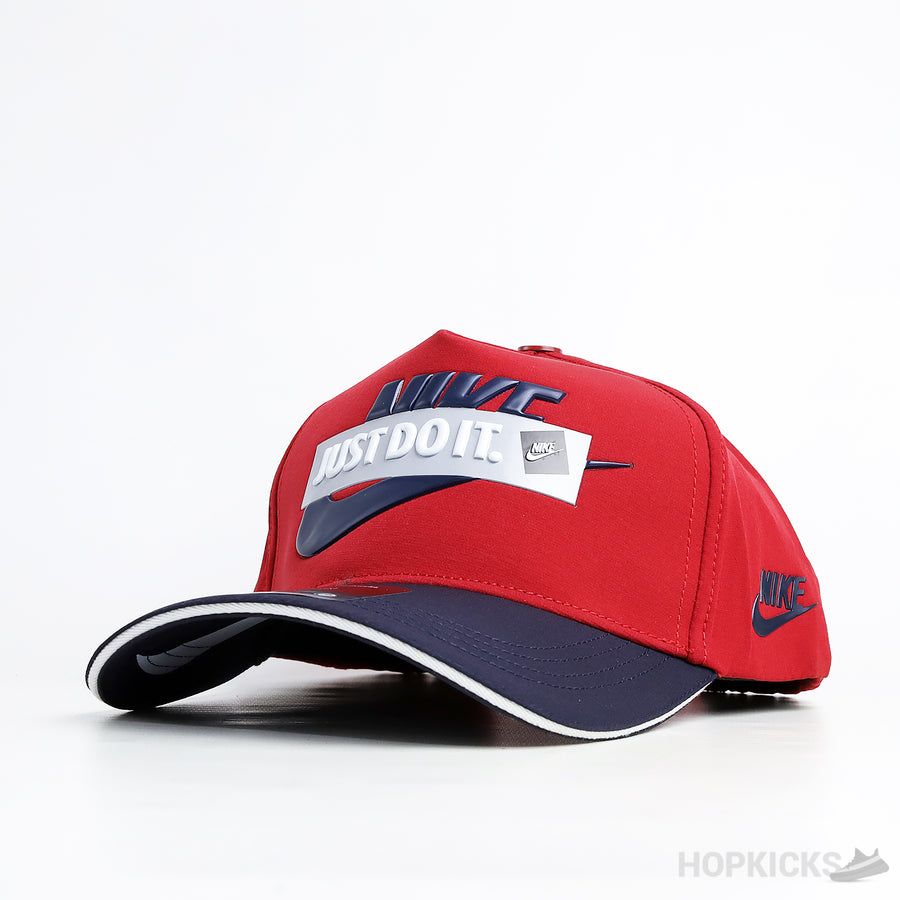 NK Just Do It Logo Red Cap