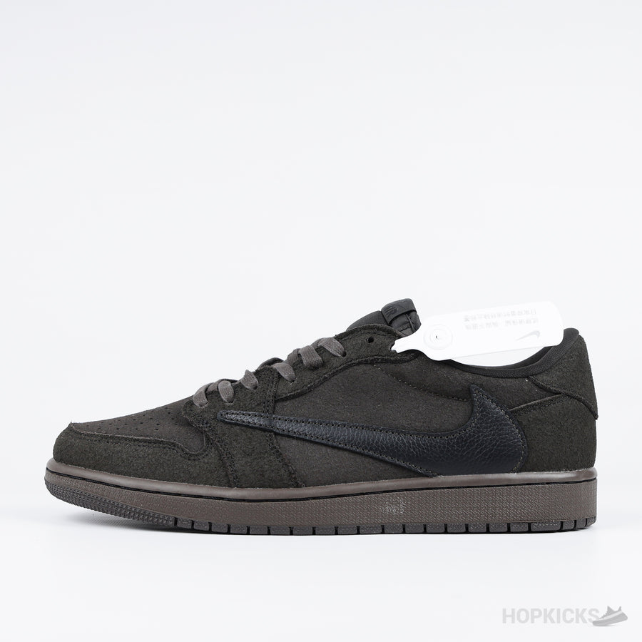 TS x Jordan 1 Low OG Velvet Brown (Dot Perfect)