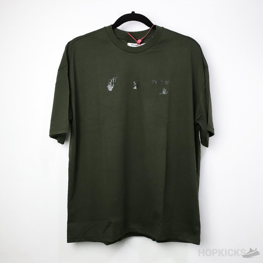 Off-White Dark Green T-Shirt
