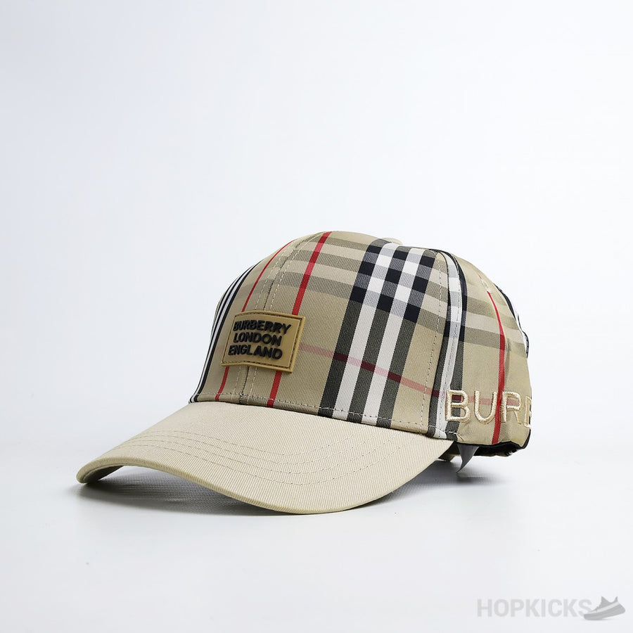 BRB London England Beige Cap