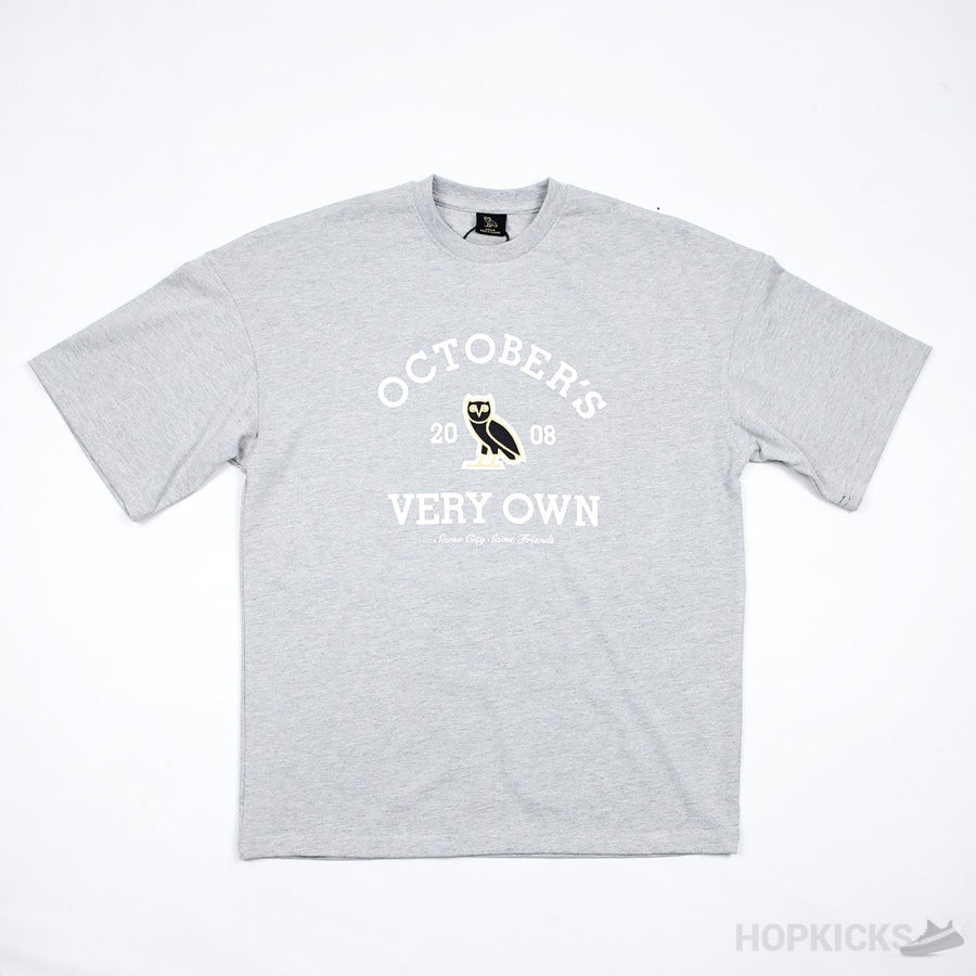 OVO x Collegiate T-Shirt Grey