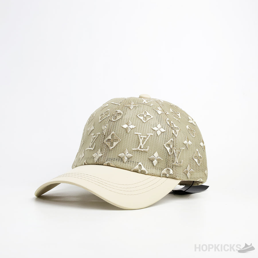 LV Monogram Beige Cap