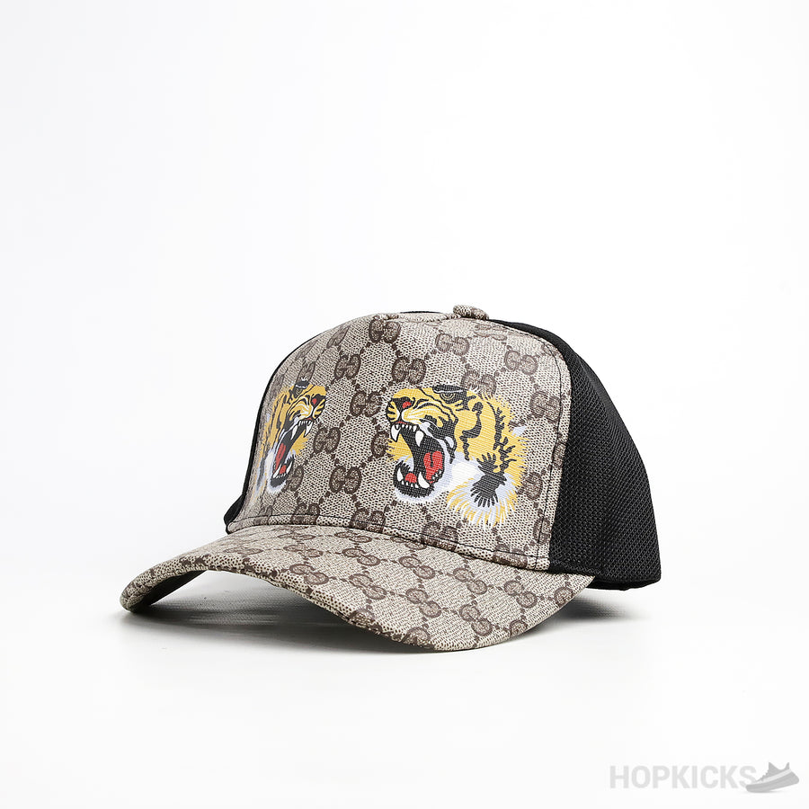 GCC Tigers Print GG SPRM Baseball Brown Cap