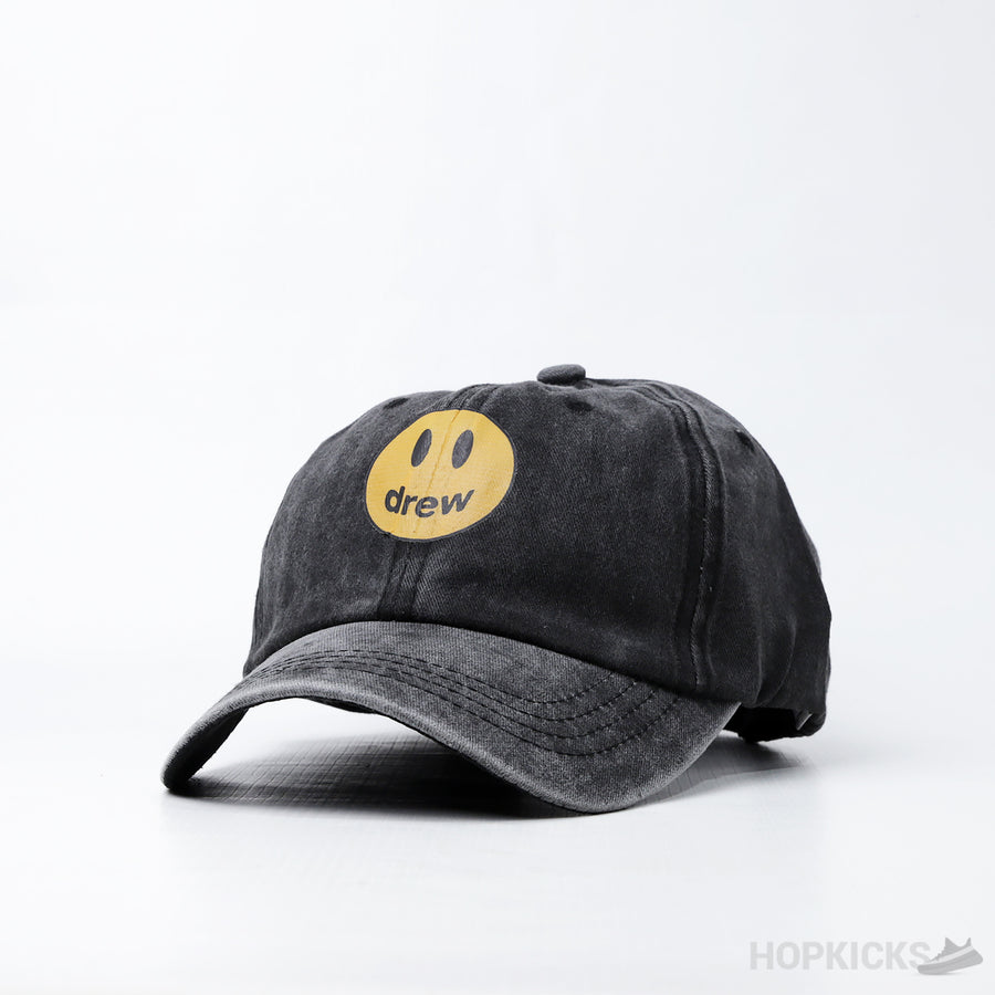 Crew Smiley - Rhinestone Baseball Grey Cap