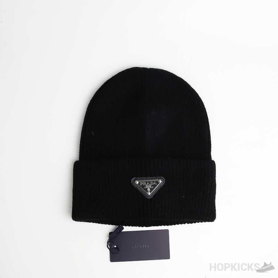 PRD Triangle logo Black Beanie