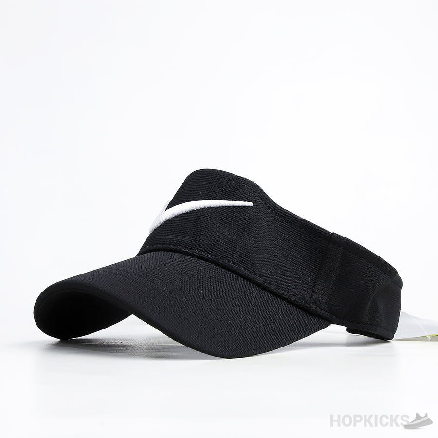 NK Tech Swoosh Black Sun Visor Cap