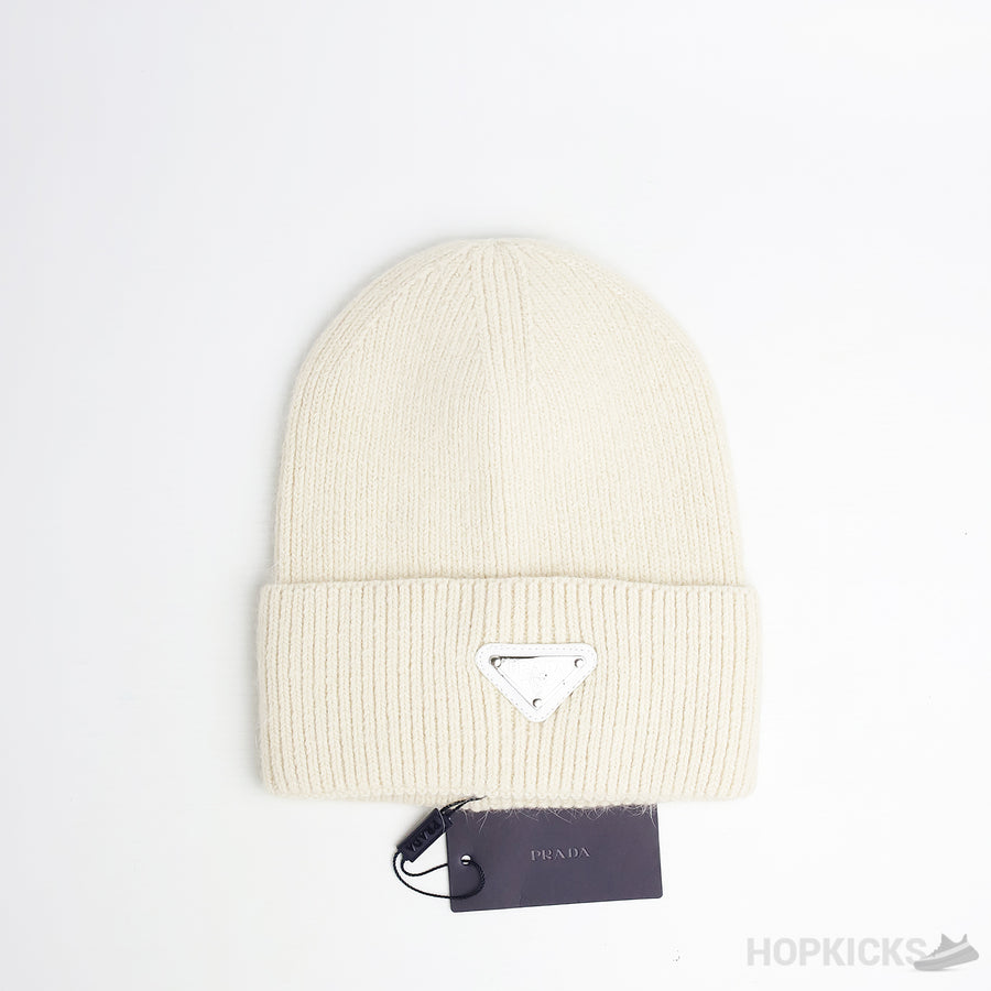PRD Triangle logo Beige Beanie
