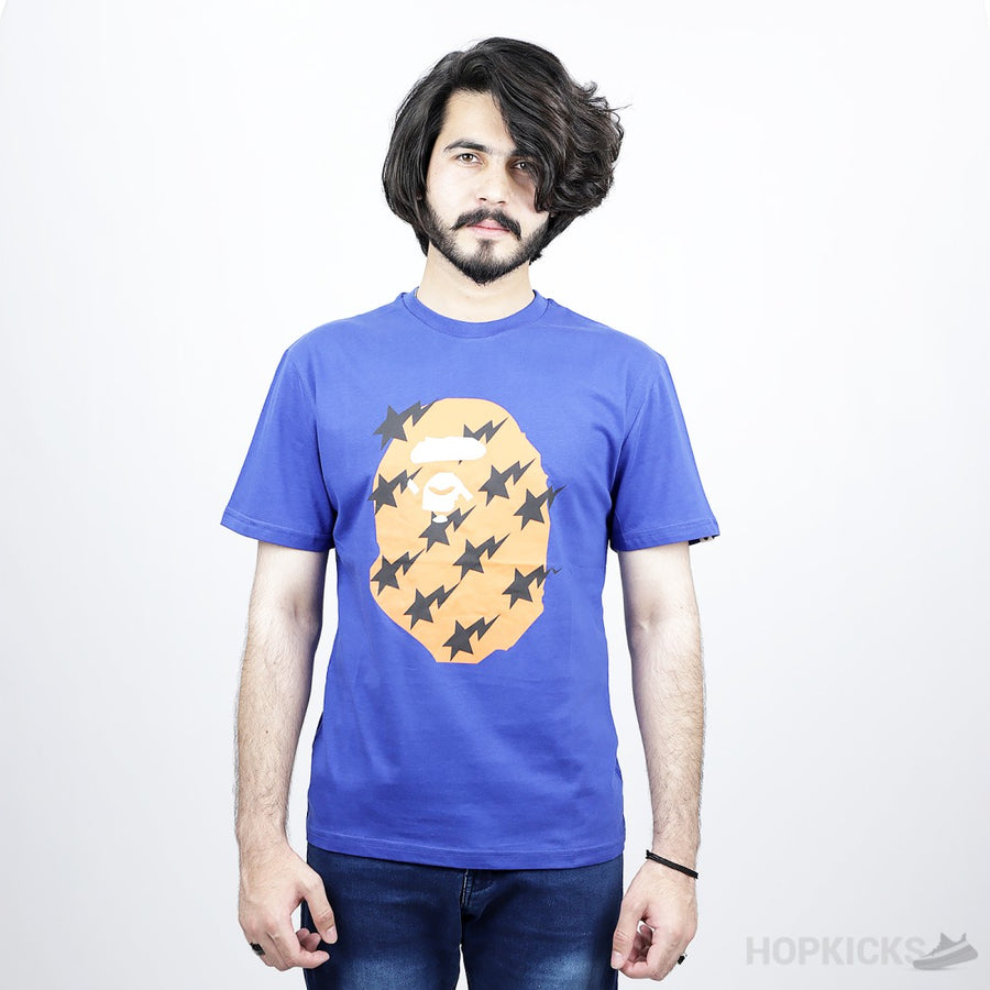 BAP By Bathing Ape Blue T-Shirt (Economy Batch)