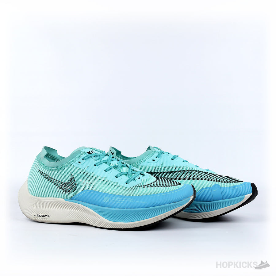 NK ZoomX Vaporfly Next 2 Aurora Green (Slightly Stained)