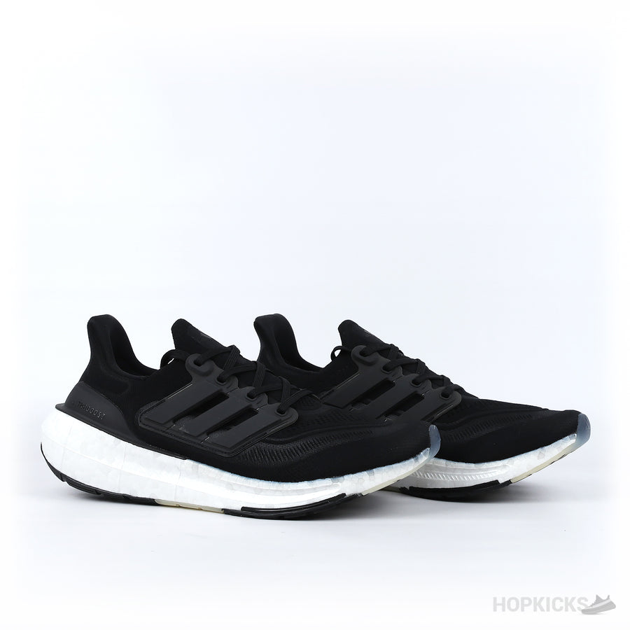 Ultra Boost Light Core Black White (Dot Perfect) (Slightly Stained)
