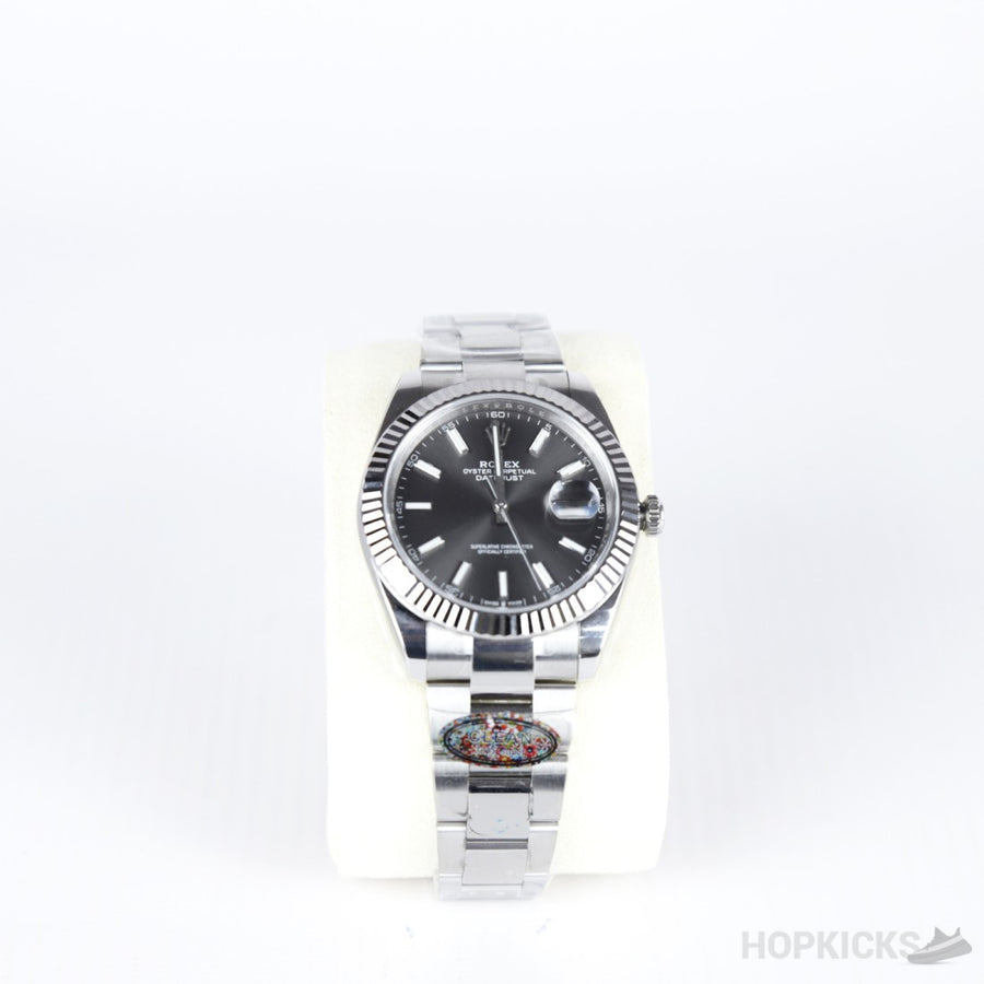 Luxury Watch Datejust M126334-0014 Clean Factory Top Tier Best Edition Swiss ETA3235 Dark Rhodium Dial