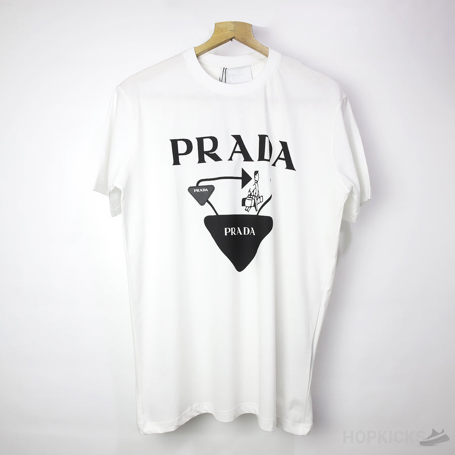 PRD White Black Logo T-Shirt