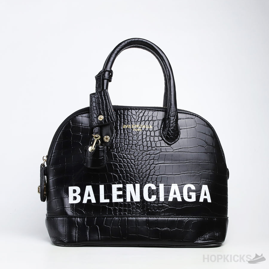 Ville S BLCG Bag In Croc Print Leather With Logo
