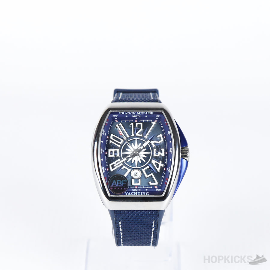 Franck Muller Vanguard V45 ABF Factory Top Tier Best Edition Swiss ETA2824 Blue Dial