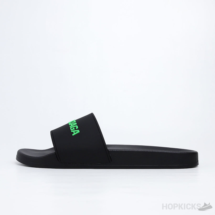 BLCG Pool Slide Black Fluo Green