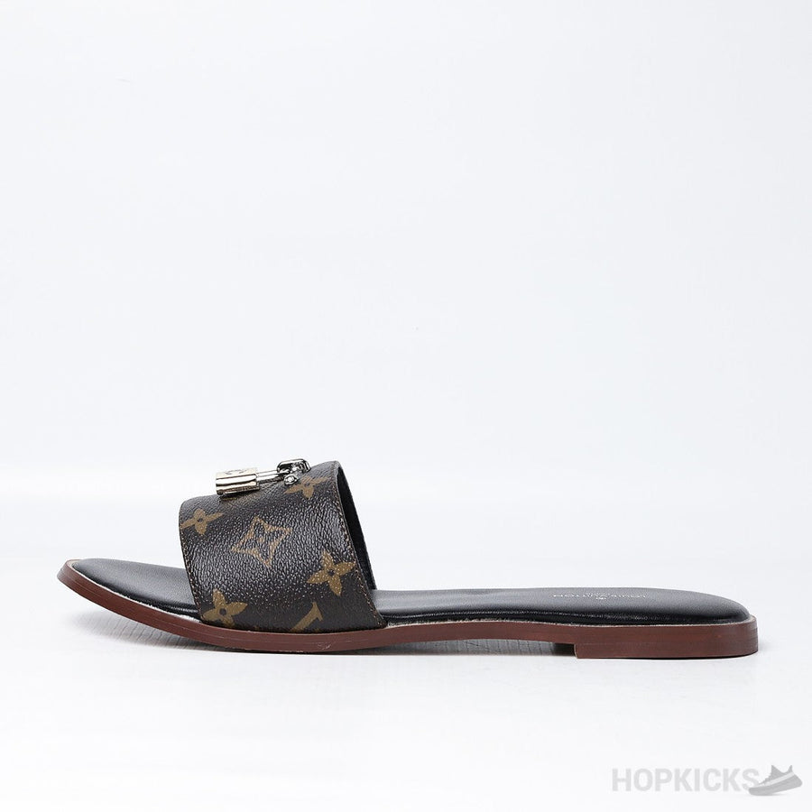 L.V Brown Slip-on Slide