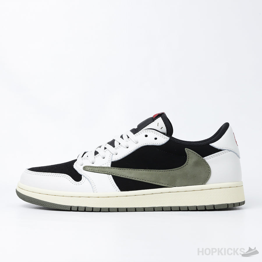 TS x Jordan 1 Low OG 'Olive' (Dot Perfect)