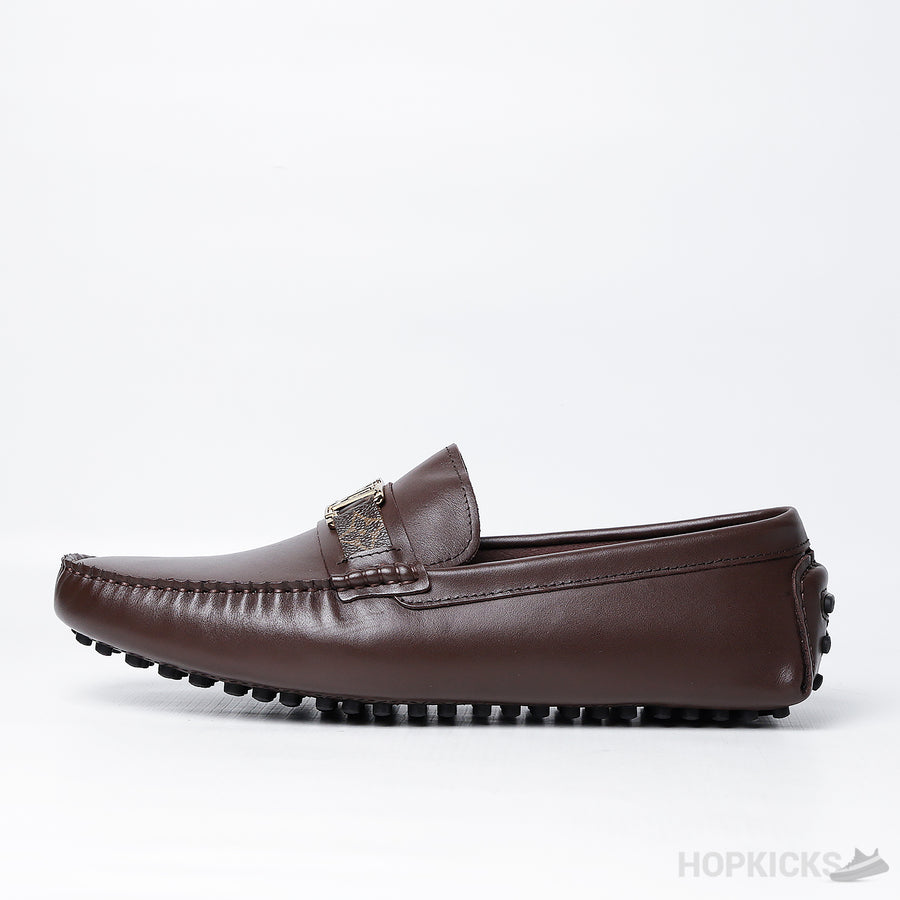 LV Logo Brown Loafer (Premium Plus Batch)