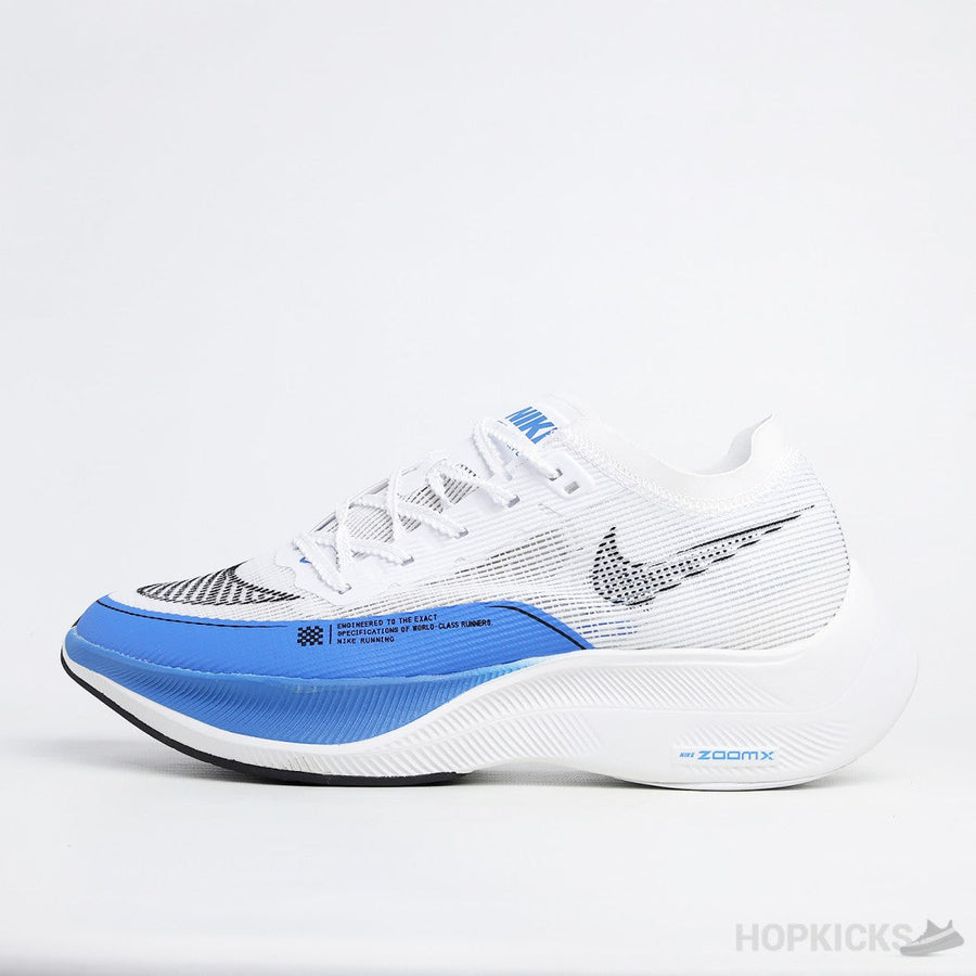 NK ZoomX Vaporfly Next 2 White Photo Blue