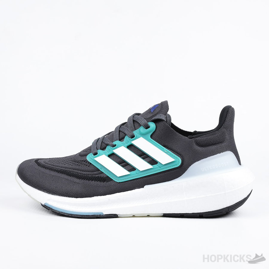 Adi Ultra Boost Light Carbon Blue Dawn Court Green (Premium Plus Batch)