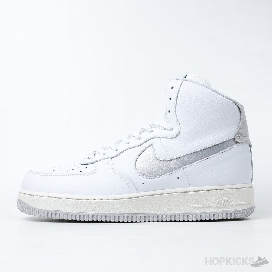 NK Air Force 1 High 'Sculpt White Silver'