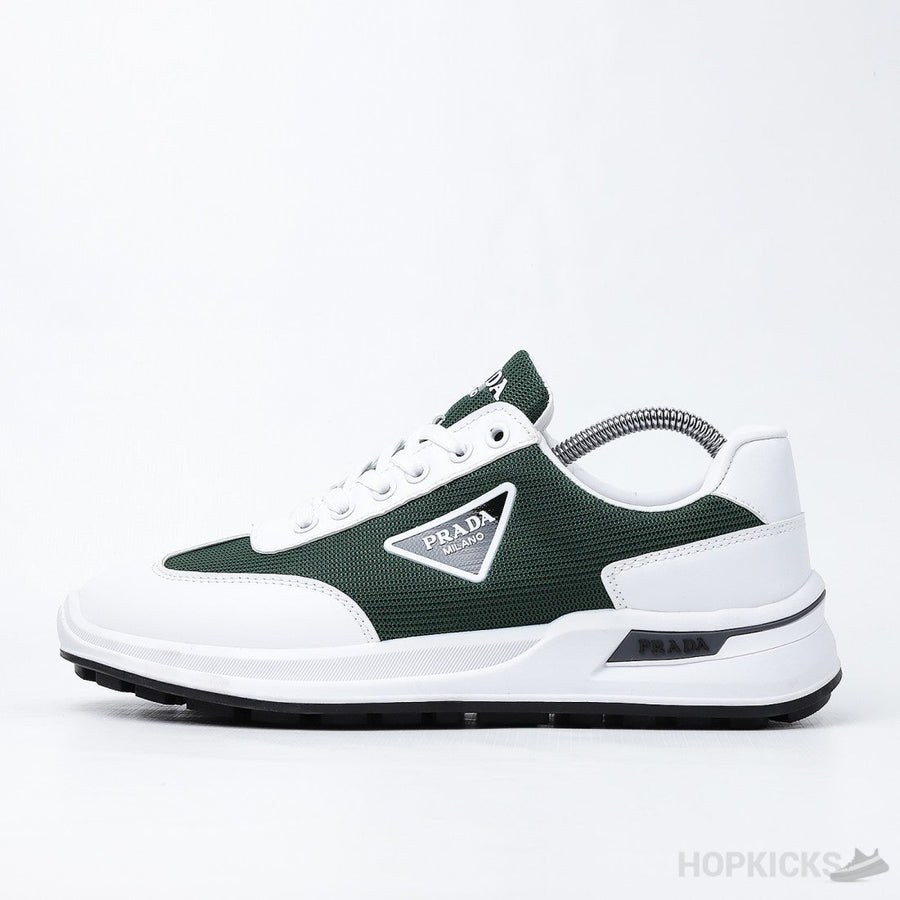 Prada Green White Sneaker